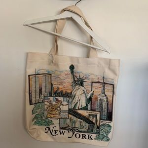 New York City nyc tote bag 1995 rare world trade